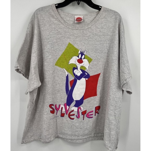 Looney Tunes Mania Other - Vintage 1993 Sylvester Looney Tunes Warner Bros Shirt 3XL 90s USA